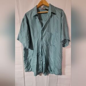 Vintage mens silk shirt